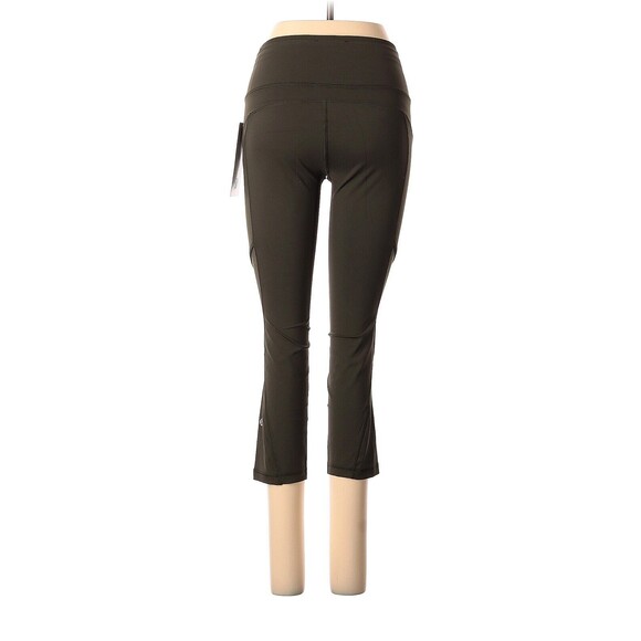 LULULEMON ATHLETICA Dark Olive Run On Crop Leggings - US 6 - Picture 2 of 8